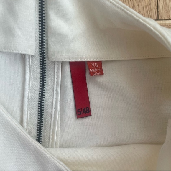 5|48 Peplum Dress XS - Black & White - Picture 5 of 7